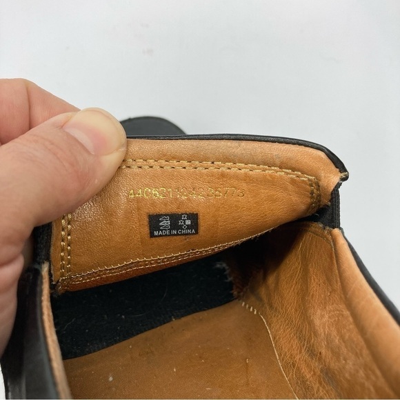 ECCO Holton Apron Toe slip‎ on shoes black leather size 44 9.5 10 main image 4